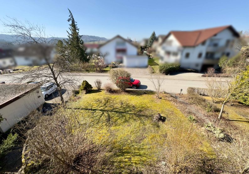 Blick vom Balkon