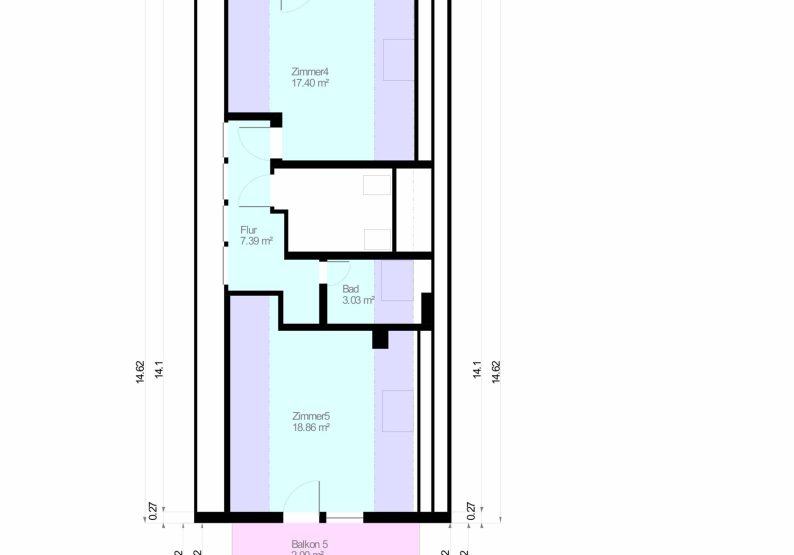 Grundriss Haupthaus - DG