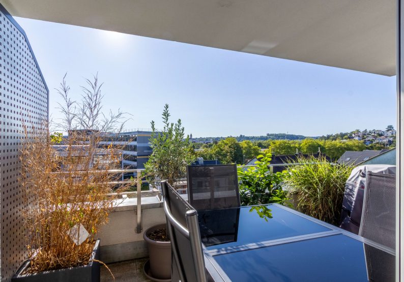 Loggia mit Ausblick