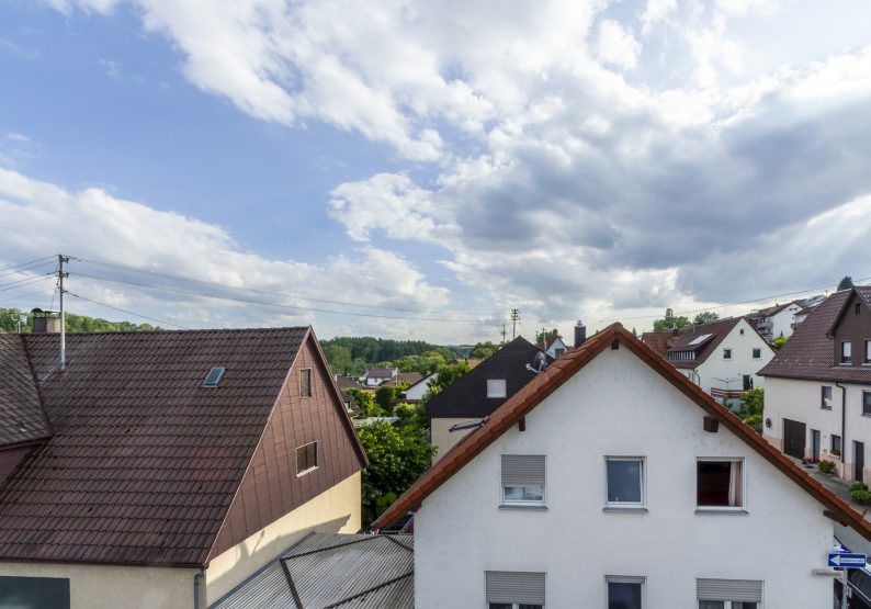 Aussicht vom Balkon
