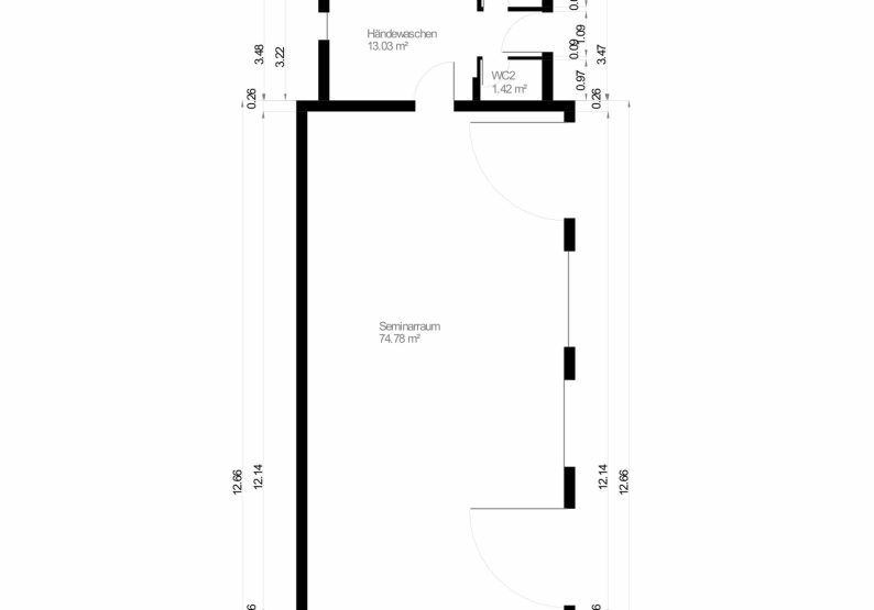 Grundriss - Seminarhaus