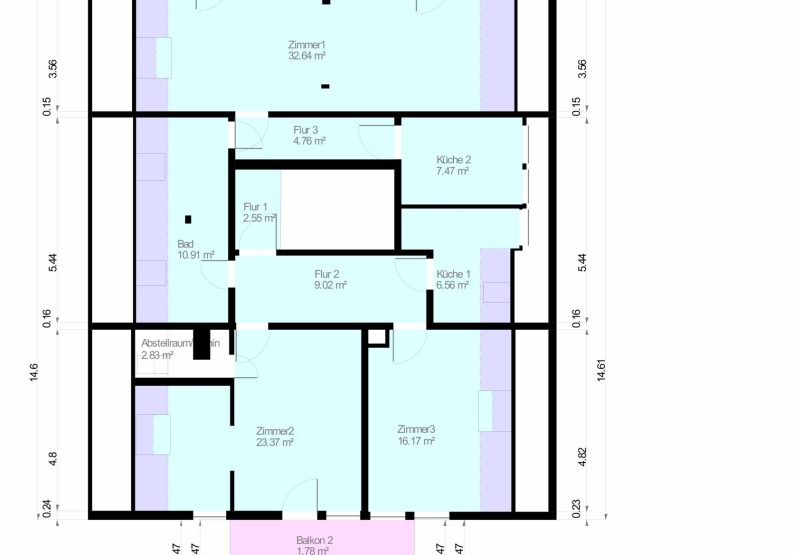 Grundriss Haupthaus - OG