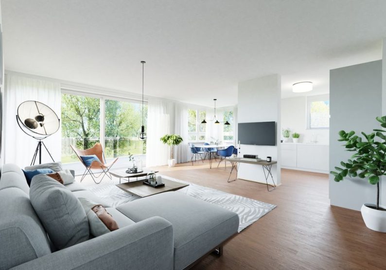 Wohnraum (visualisiert)