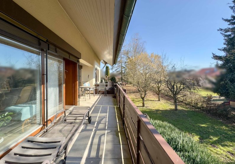 Balkon im EG